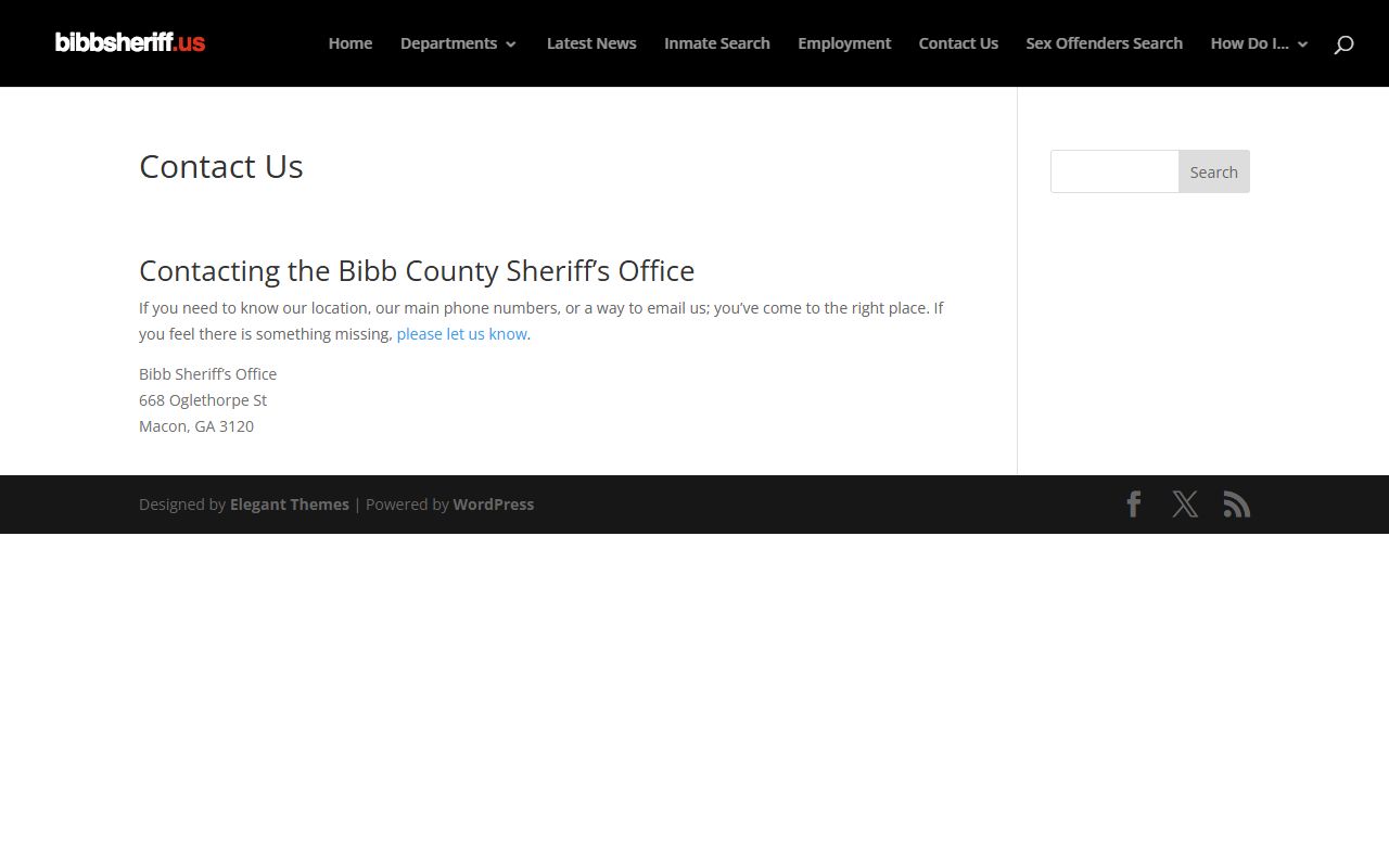 Bibb County arrest records sheriff contact and records channels