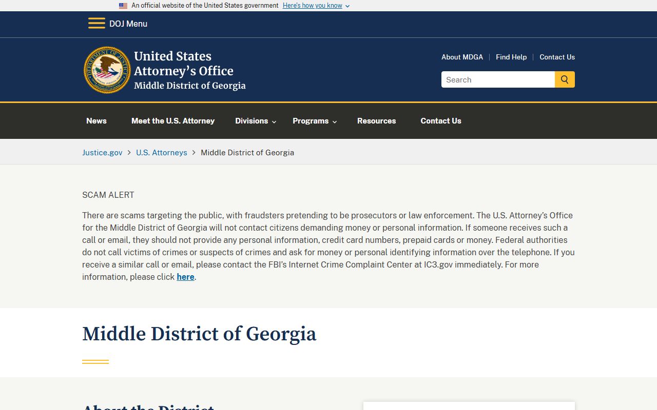 Bibb County criminal court records federal prosecution channel