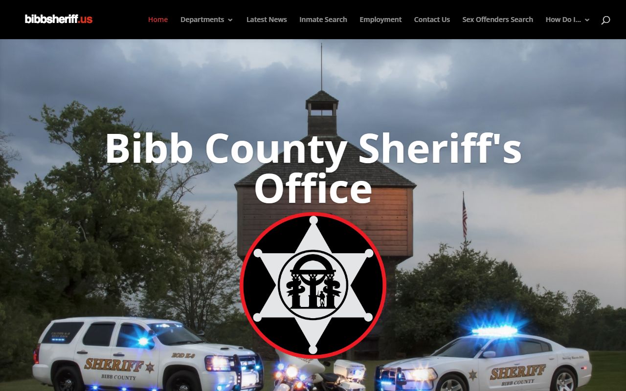 Bibb County Sheriff homepage